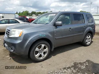 2012 Honda Pilot EX-L with VIN 5FNYF4H54CB019973, listed as a Copart auction lot 64614135 with 102,352 mi miles and Salvage title. Bid and sale history available at DreamBid. Image 1.