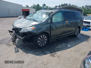 2019 Toyota Sienna XLE with VIN 5TDDZ3DC4KS217175, listed as a IAAI auction lot 42467596 with 95,515 mi miles and . Bid and sale history available at DreamBid. Image 2.