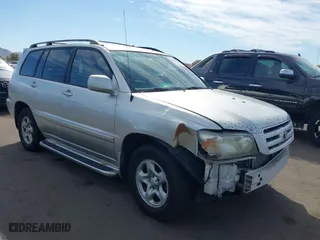 2007 Toyota Highlander with VIN JTEGD21A270169156, listed as a IAAI auction lot 41596624 with 128,452 mi miles. Bid and sale history available at carsss.com. Image 1.