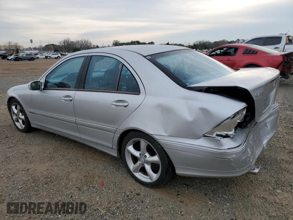 2004 Mercedes-Benz C 230 Kompressor with VIN WDBRF40J24F494739, listed as a Copart auction lot 50262755 with 140,353 mi miles and Salvage Title. Bid and sale history available at DreamBid. Image 2.
