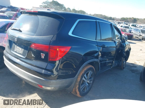 2016 Honda Pilot EX-L with VIN 5FNYF5H59GB005482, listed as a IAAI auction lot 41304248 with 127,092 mi miles and . Bid and sale history available at DreamBid. Image 4.