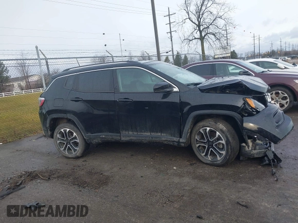 2022 Jeep Compass Limited with VIN 3C4NJDCBXNT150313, listed as a IAAI auction lot 41207215 with 44,415 mi miles and . Bid and sale history available at DreamBid. Image 13.