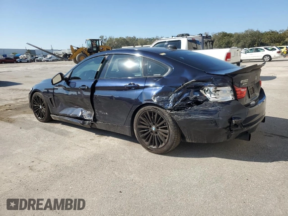 2015 BMW 4 Series 435i xDrive with VIN WBA4B3C51FGV48848, listed as a Copart auction lot 88529755 with 75,509 mi miles and Salvage Title. Bid and sale history available at DreamBid. Image 2.