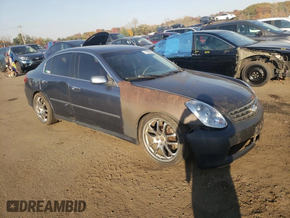 2005 Infiniti G35 with VIN JNKCV51F65M312546, listed as a Copart auction lot 77395984 with 155,815 mi miles and Clean Title. Bid and sale history available at DreamBid. Image 4.
