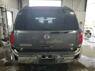 2007 Nissan Armada SE z VIN 5N1BA08A27N700193, wystawiony jako Copart lot #58807975 z przebiegiem 254 318 mil mil oraz Szkoda całkowita • Salvage title. Historia ofert i sprzedaży dostępna na DreamBid. Obrazek 6.