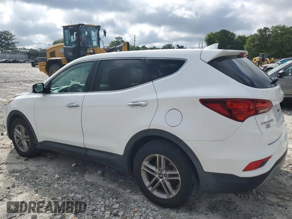 2017 Hyundai Santa Fe 2.4L with VIN 5XYZT3LB8HG434749, listed as a Copart auction lot 60261275 with 128,099 mi miles and Clean title. Bid and sale history available at DreamBid. Image 2.