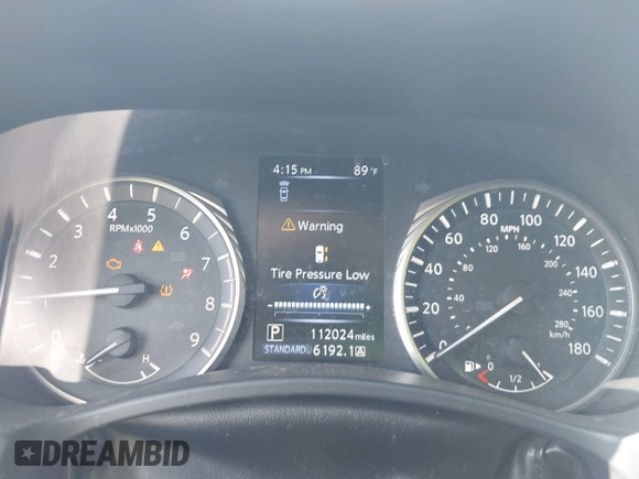 2020 Infiniti Q50 Luxe with VIN JN1EV7AP2LM202821, listed as a IAAI auction lot 41985144 with 112,024 mi miles and . Bid and sale history available at DreamBid. Image 7.