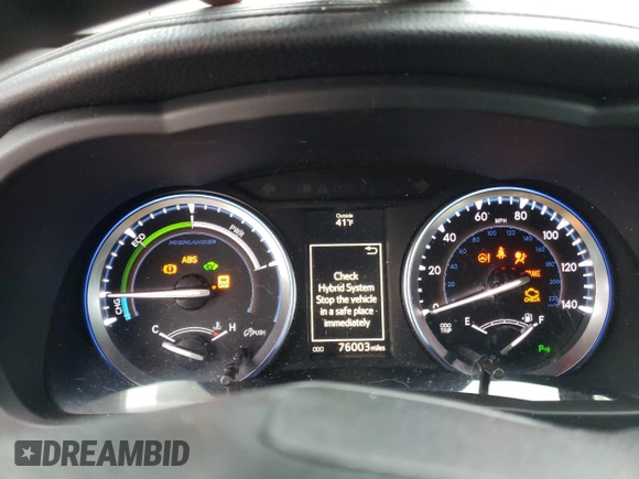 2016 Toyota Highlander Hybrid Limited with VIN 5TDDCRFH2GS019375, listed as a Copart auction lot 40628194 with 76,003 mi miles. Bid and sale history available at carsss.com. Image 9.