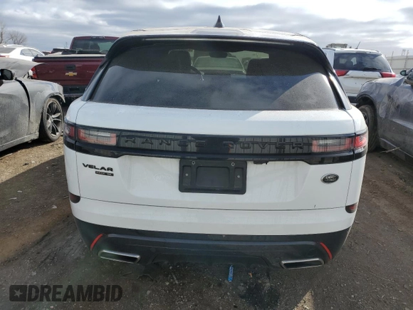 2019 Land Rover Range Rover Velar R-Dynamic SE with VIN SALYL2FV4KA209837, listed as a Copart auction lot 43863104 with 43,721 mi miles. Bid and sale history available at carsss.com. Image 6.