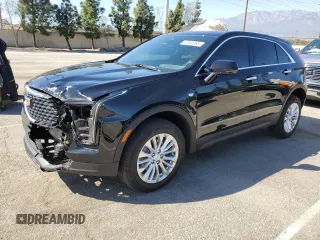 2024 Cadillac XT4 FWD Luxury with VIN 1GYAZAR46RF222794, listed as a Copart auction lot 47047765 with 0 mi miles and Salvage Title. Bid and sale history available at carsss.com. Image 1.