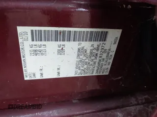 2010 Nissan Maxima 3.5 SV with VIN 1N4AA5AP0AC832972, listed as a IAAI auction lot 41925816 with Not Provided miles. Bid and sale history available at carsss.com. Image 9.