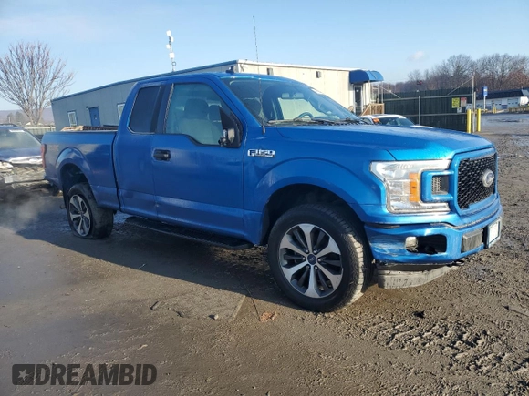 2020 Ford F-150 XL with VIN 1FTFX1E50LKE76922, listed as a Copart auction lot 46567395 with 42,101 mi miles and Salvage Title. Bid and sale history available at carsss.com. Image 4.