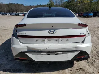2020 Hyundai Sonata SEL Plus with VIN 5NPEJ4J23LH029221, listed as a Copart auction lot 45034555 with 79,554 mi miles and Salvage Title. Bid and sale history available at carsss.com. Image 6.