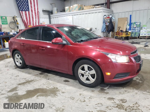 2013 Chevrolet Cruze 1LT with VIN 1G1PC5SB2D7151672, listed as a Copart auction lot 44933645 with 150,362 mi miles and Salvage Title. Bid and sale history available at carsss.com. Image 4.