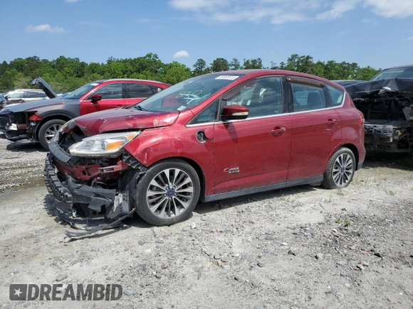 2014 Ford C-Max SEL with VIN 1FADP5BU2EL510422, listed as a Copart auction lot 51390035 with Not Provided miles and Salvage Title. Bid and sale history available at DreamBid. Image 1.
