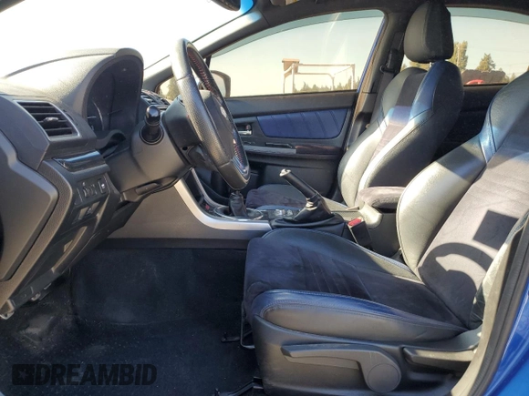 2015 Subaru WRX STI Launch with VIN JF1VA2W66F9805473, listed as a Copart auction lot 58922325 with Not provided miles and Salvage title. Bid and sale history available at DreamBid. Image 7.