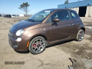 2013 FIAT 500 Sport with VIN 3C3CFFBR4DT511119, listed as a Copart auction lot 46298935 with 77,519 mi miles and Clean Title. Bid and sale history available at carsss.com. Image 1.