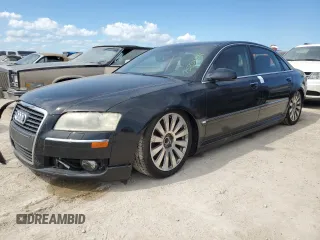 2007 Audi A8 L 4.2L with VIN WAUMV44E57N025714, listed as a Copart auction lot 75834674 with 0 mi miles and Salvage Title. Bid and sale history available at carsss.com. Image 1.