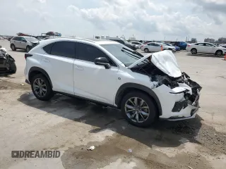 2020 Lexus NX 300 F Sport with VIN JTJSARBZ5L5010517, listed as a Copart auction lot 56930315 with Not provided miles and Salvage title. Bid and sale history available at DreamBid. Image 4.