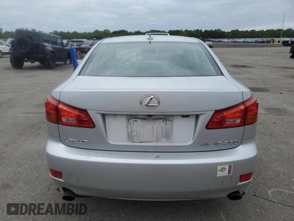 2008 Lexus IS 250 z VIN JTHCK262785023509, wystawiony jako Copart lot #60967295 z przebiegiem 83 283 mil mil oraz Szkoda całkowita • Salvage title. Historia ofert i sprzedaży dostępna na DreamBid. Obrazek 6.