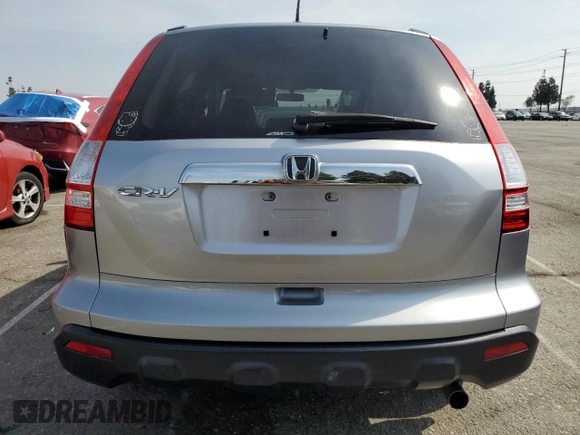 2007 Honda CR-V EX-L with VIN JHLRE48797C082484, listed as a Copart auction lot 54368615 with 134,703 mi miles and Salvage Title. Bid and sale history available at carsss.com. Image 6.
