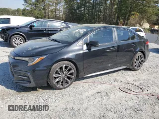 2020 Toyota Corolla SE with VIN JTDS4RCE4LJ002275, listed as a Copart auction lot 50859945 with 107,929 mi miles and Salvage Title. Bid and sale history available at carsss.com. Image 1.