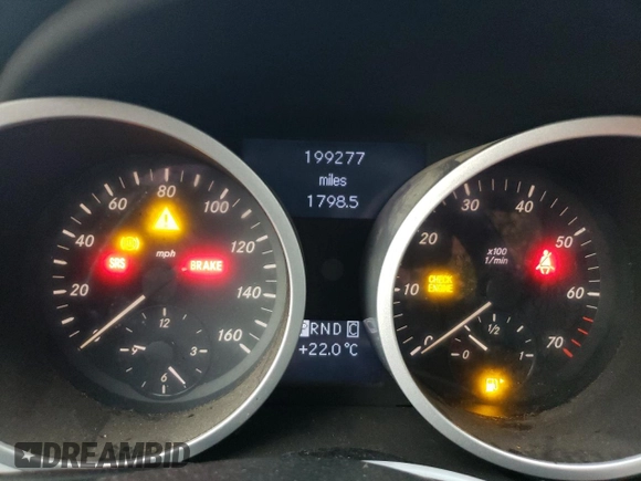 2007 Mercedes-Benz SLK 280 z VIN WDBWK54F07F147201, wystawiony jako Copart lot #55793015 z przebiegiem 199 277 mil mil oraz Szkoda całkowita • Salvage title. Historia ofert i sprzedaży dostępna na DreamBid. Obrazek 9.