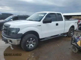 2014 Ford F-150 XL with VIN 1FTEX1EM7EKG10153, listed as a Copart auction lot 55842715 with 175,056 mi miles and Salvage title. Bid and sale history available at DreamBid. Image 1.