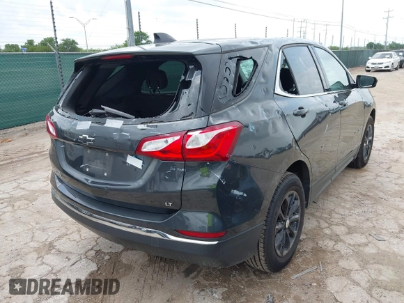 2020 Chevrolet Equinox LT z VIN 2GNAXKEV9L6105008, wystawiony jako IAAI lot #42114279 z przebiegiem 147 489 mil mil oraz . Historia ofert i sprzedaży dostępna na DreamBid. Obrazek 4.