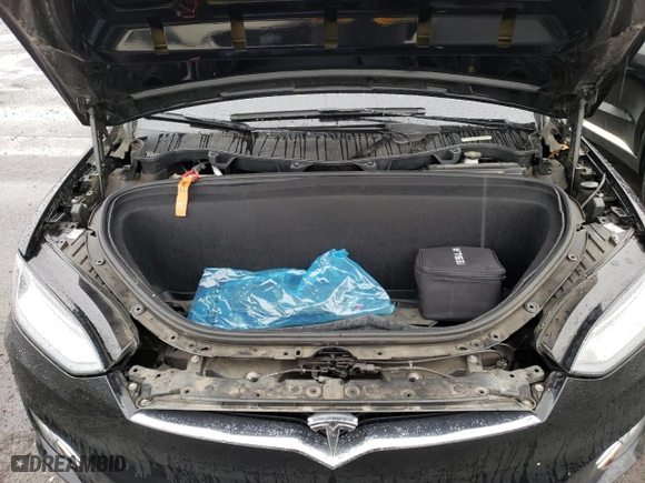 2018 Tesla Model X 75D with VIN 5YJXCBE20JF119875, listed as a Copart auction lot 50772175 with 48,805 mi miles and Salvage Title. Bid and sale history available at carsss.com. Image 12.