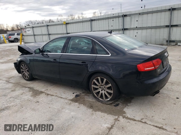 2010 Audi A4 2.0T Premium Plus with VIN WAUHFAFLXAN027068, listed as a Copart auction lot 86291894 with 108,376 mi miles and Salvage Title. Bid and sale history available at carsss.com. Image 2.