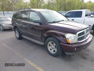 2005 Dodge Durango SLT with VIN 1D4HB48N05F585223, listed as a IAAI auction lot 42091044 with 137,885 mi miles and . Bid and sale history available at DreamBid. Image 1.