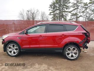 2017 Ford Escape Titanium with VIN 1FMCU0J94HUB01914, listed as a IAAI auction lot 41509707 with 55,827 mi miles. Bid and sale history available at carsss.com. Image 15.