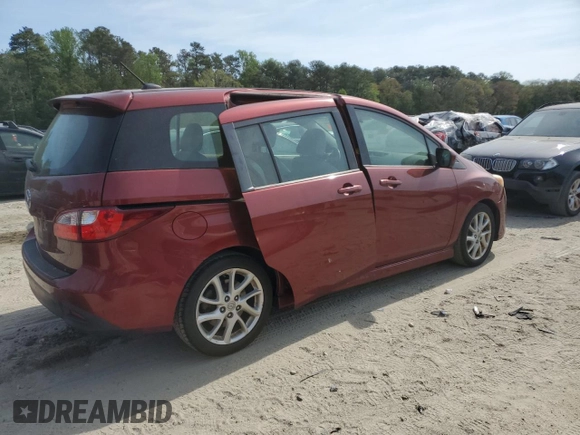2012 Mazda 5 Grand Touring with VIN JM1CW2DL8C0138627, listed as a Copart auction lot 53463295 with 164,359 mi miles and Salvage title. Bid and sale history available at DreamBid. Image 3.