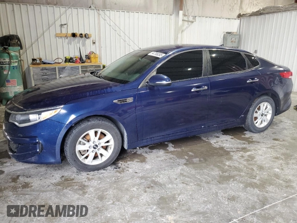2017 Kia Optima LX with VIN 5XXGT4L30HG144483, listed as a Copart auction lot 54798095 with Not Provided miles and Clean Title. Bid and sale history available at carsss.com. Image 1.