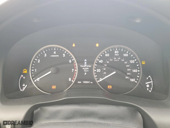 2015 Lexus ES 350 with VIN JTHBK1GG6F2196176, listed as a Copart auction lot 48285555 with 103,041 mi miles and Salvage Title. Bid and sale history available at carsss.com. Image 9.