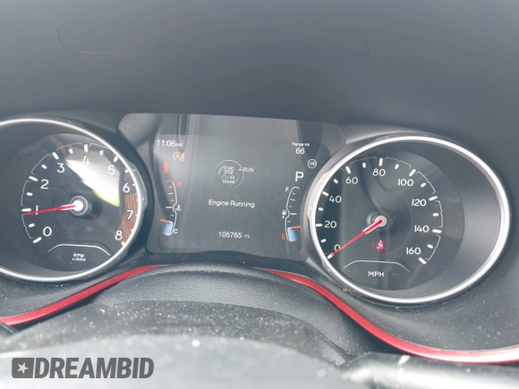 2020 Jeep Compass Trailhawk с VIN 3C4NJDDB6LT184616, выставлен на аукционе IAAI как лот 41973717 с пробегом 105 765 миль миль и . История ставок и продаж доступна на DreamBid. Изображение 7.