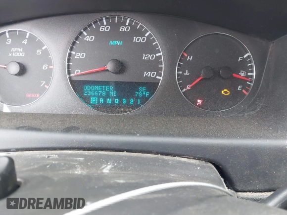 2007 Chevrolet Impala LT with VIN 2G1WT55N879397064, listed as a IAAI auction lot 42036776 with 236,678 mi miles and . Bid and sale history available at DreamBid. Image 7.