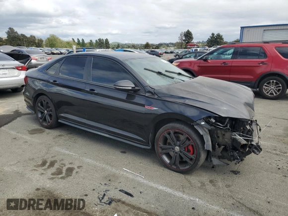 2019 Volkswagen Jetta S with VIN 3VW6T7BU7KM147858, listed as a Copart auction lot 54738625 with 150,114 mi miles and Salvage title. Bid and sale history available at DreamBid. Image 4.