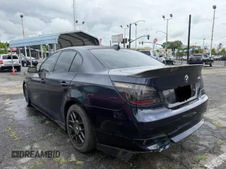 2006 BMW 5 Series 530i with VIN WBANE73586CM37059, listed as a Copart auction lot 54978135 with 133,255 mi miles and Clean Title. Bid and sale history available at carsss.com. Image 3.