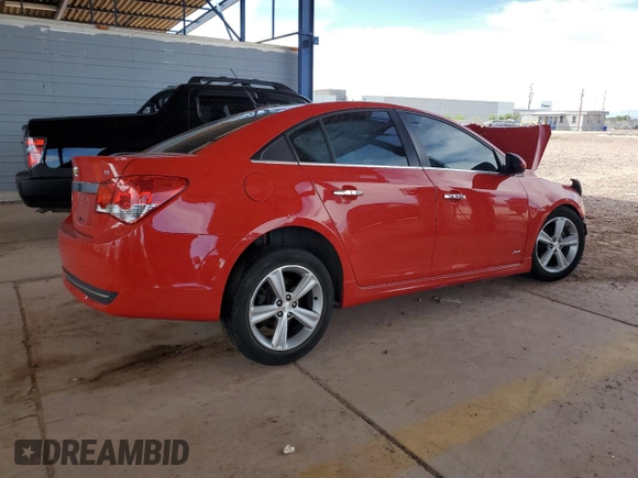2012 Chevrolet Cruze 2LT with VIN 1G1PG5SC0C7152847, listed as a Copart auction lot 51389975 with 174,511 mi miles and Salvage Title. Bid and sale history available at DreamBid. Image 3.
