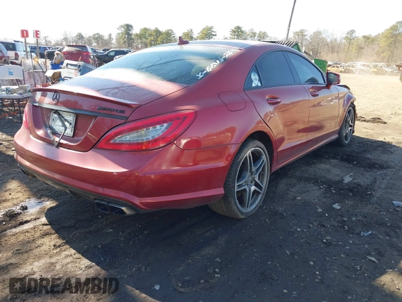 2014 Mercedes-Benz CLS 63 S AMG with VIN WDDLJ7GB2EA119248, listed as a IAAI auction lot 41564487 with 110,177 mi miles and . Bid and sale history available at DreamBid. Image 4.