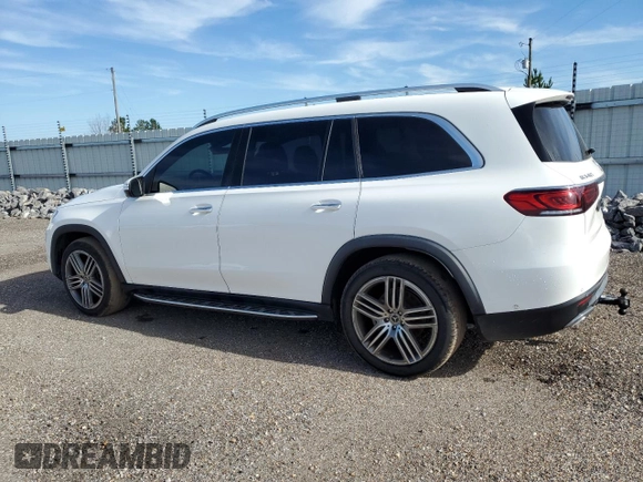 2020 Mercedes-Benz GLS 450 with VIN 4JGFF5KE1LA195907, listed as a Copart auction lot 80371123 with 51,412 mi miles and . Bid and sale history available at DreamBid. Image 2.