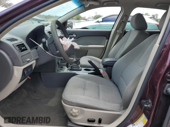 2012 Ford Fusion SE with VIN 3FAHP0HA9CR254926, listed as a Copart auction lot 61938685 with 62,483 mi miles and Salvage title. Bid and sale history available at DreamBid. Image 7.