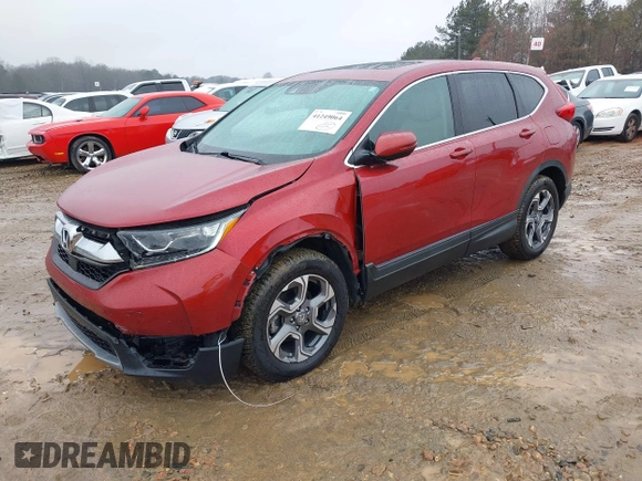 2017 Honda CR-V EX-L with VIN 5J6RW2H84HL050884, listed as a IAAI auction lot 41249064 with 62,386 mi miles. Bid and sale history available at carsss.com. Image 17.