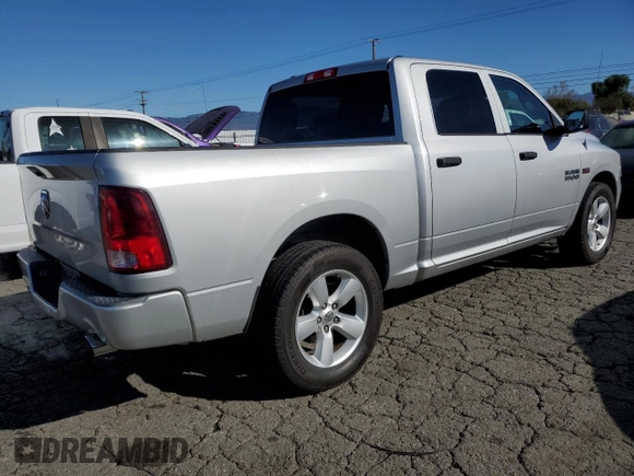 2014 Ram 1500 Express with VIN 1C6RR6KT4ES134990, listed as a Copart auction lot 45524325 with 206,053 mi miles and Salvage Title. Bid and sale history available at carsss.com. Image 3.