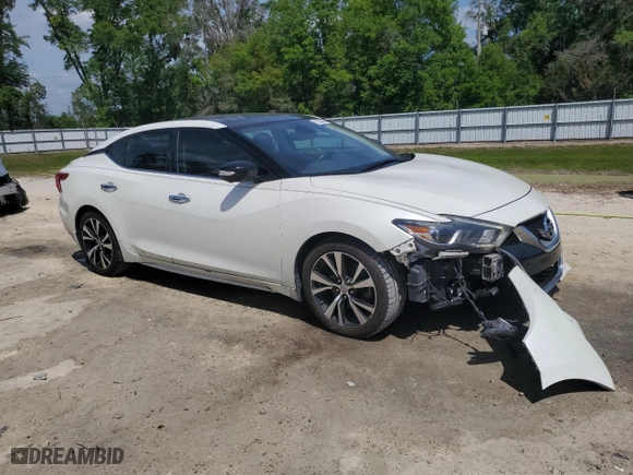 2017 Nissan Maxima SV with VIN 1N4AA6APXHC380979, listed as a Copart auction lot 51933945 with 204,159 mi miles and Salvage Title. Bid and sale history available at carsss.com. Image 4.
