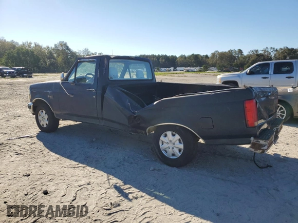 1992 Ford F-150 with VIN 1FTEF15N9NLA78538, listed as a Copart auction lot 75543574 with 0 mi miles and Salvage Title. Bid and sale history available at carsss.com. Image 2.