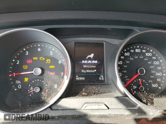 2019 Volkswagen Tiguan SE with VIN 3VV3B7AX9KM018445, listed as a Copart auction lot 55603775 with 96,994 mi miles and Clean Title. Bid and sale history available at DreamBid. Image 9.