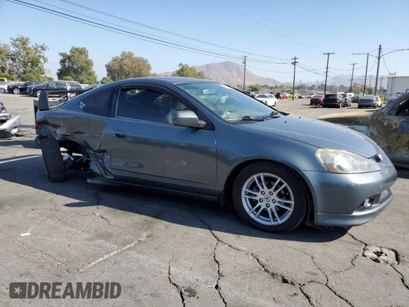 2005 Acura RSX with VIN JH4DC54865S001038, listed as a Copart auction lot 73366454 with 144,201 mi miles and Salvage Title. Bid and sale history available at carsss.com. Image 4.